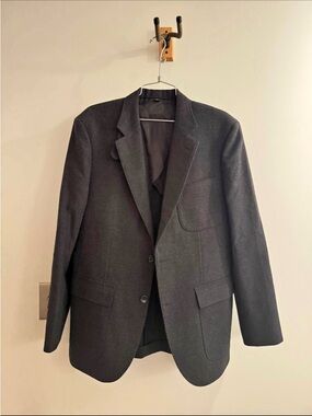 J Crew x Abraham Moon | Thornproof Twill 3 button patch pocket jacket 40R